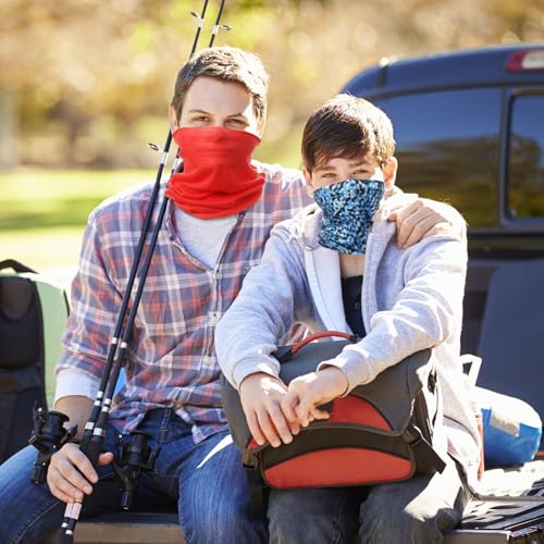 HARFINGTON Summer Cooling Neck Gaiter Sun Protection Face Mask Fishing Necks Gaiter Unisex for Cycling Outdoor Sports - color: Gradient Blue