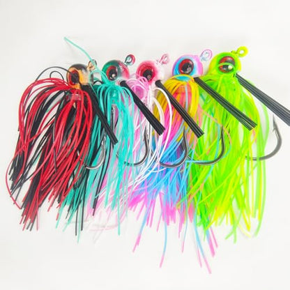 Football Jig, Bass Jigs Weedless Fishing Lures Jigs for Bass Fishing -Flipping Jigs for Pike, Heavy Cover and Monster Fish - size: 5cm/15.5g