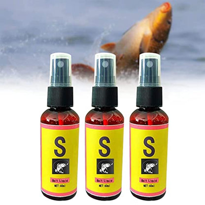 Scent Fish Attractants for Baits - 60ml Natural High Concentration Fish Bait, Safe & Effective Fish Bait Attractant Enhancer Liquid, Practical Anglers Fishing Equipment Accessories - color: 3 PCS