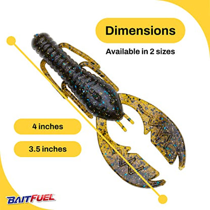 American Baitworks Paca Slim 4-Inch - color: Tilapia Magic, size: Small