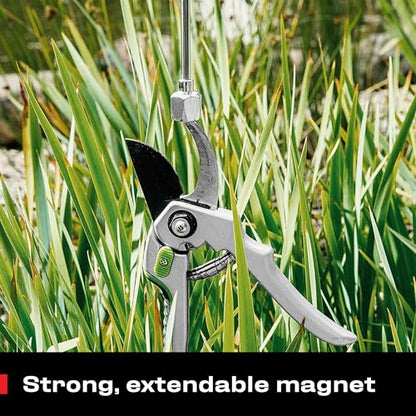 NoCry Premium Pick Up Tool Set — Includes a 36in Flexible Claw Grabber and a Telescoping Magnetic Pickup Stick with a 16lb Pull Force Magnet — Anti-Rust Zinc Coating - style: Set A - Claw and Pick-up Tool