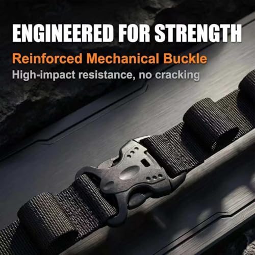 Vehicle Fishing Rod Holder, Car Fishing Pole Roof Rack Storage Carrier with Adjustable Nylon Straps, 5-7 Rod Capacity Fit for SUV Truck Van Off Road Vehicles