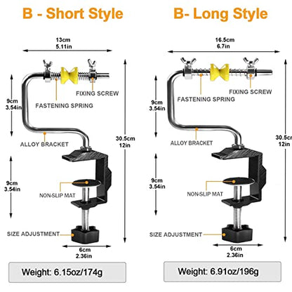 THKFISH Fishing Line Spooler Fishing Line Winder Spooler Fishing Accessories Adjustable Stable Portable Fishing Line Spooler/Fishing Line Remover - color: B -Long- Line Spooler