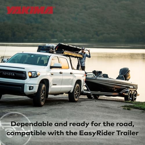 Yakima Rooftop Rod Box, Portable Hard Case for up to 8 Fishing Poles up to 8 Ft Long - Foam Pads & Removable Rod Holders for Gear Storage, TopWater