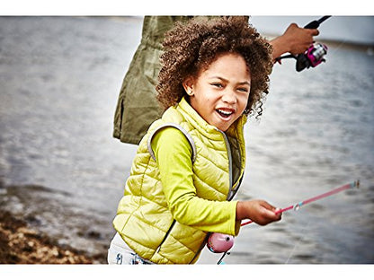 Shakespeare Youth Fishing Reel and Rod Combo - color: Mattel Barbie
