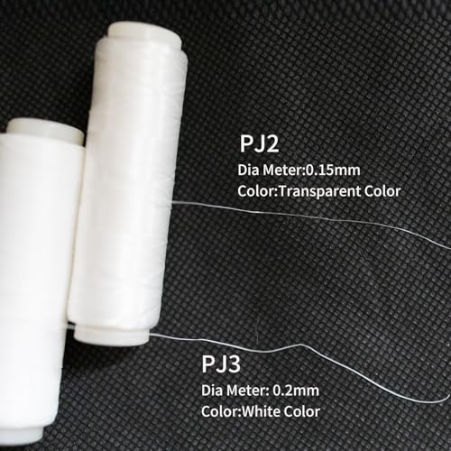 AnglerDream 0.15mm Elastic Fishing Thread, 656FT Clear Invisible Stretchy Bait Line,Fishing Bait Keeps On Hooks, Secures Bait on Hook, Sea Fishing Tying Material