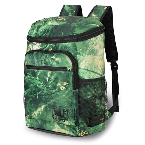 Mossy Oak MLF Fishing Cooler Backpack - Major League Insulated Leak Proof Beverage Coolers Bag - color: MO Camo