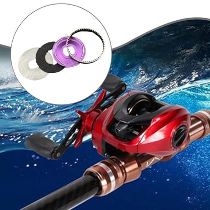 Fishing Reel Wire Cup Carbon Brake Pads Gear Sprocket Ratchet Pressure Plate Enhanced Performance Function Suitable for Drag Washer Repair and Smooth - color: Aluminum Alloy