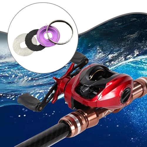 Vaveren Fishing Reel Wire Cup Set Gear Sprocket Ratchet Carbon Brake Pads Pressure Plate Complete Parts Package User Friendly Installation Suitable for Reel - color: Aluminum Alloy