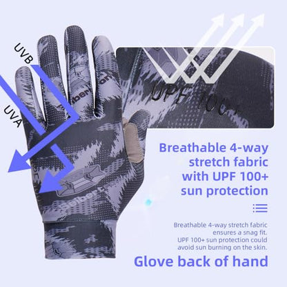 Seibertron S.P.S.G-1 UPF100+ Sun/UV Protection Touchscreen Adult & Youth Glove - color: black, size: L Youth