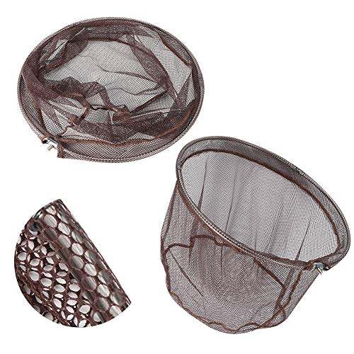 Landing Net Head, Fly Fishing Landing Net 8mm Universal Screw Interface Stainless Steel for Outdoor Fishing