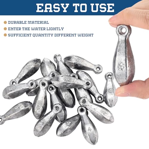18 Pcs Bank Sinker Fishing Sinkers Weights Bank Weights for Ocean Saltwater Freshwater Surf Bass Catfish Fishing Casting Gear Tackle - size: 4 oz