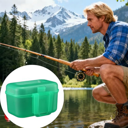 2Pcs Live Baits Container Reliable Portable Breathable Live Bait Bucket Worm Box Fishing Lure Holder for Fishing Activities and Outdoor Recreation
