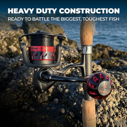 GOMEXUS Power Handle for Penn Fierce III IV/Battle III HS Spinning Reel Replacement Crank 【Please Note The First Picture & Please do not Adapt to Other reels to Avoid Damage to The Reel】 - style: For Fierce 1000-4000 Thread