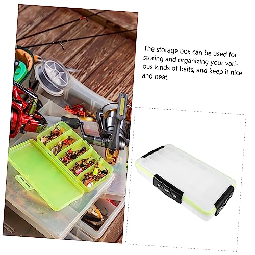 BESPORTBLE Sided Lock Lure Storage Box Watertight Tackle Organizer Fishing Tackle Case