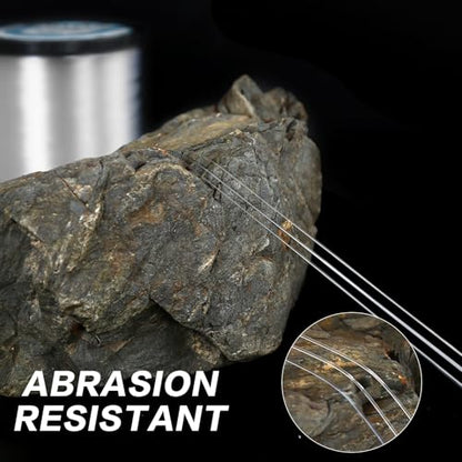 UANTA Monofilament Fishing Line, Superior Abrasion Resistance Mono Line, Ultimate Saltwater Fishing Line Leader Materials, 2025 New Fishing Line Unique Camo Design - color: CLEAR, size: 30LB(300YDS)