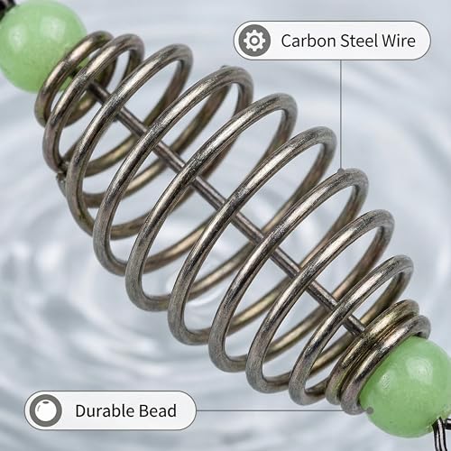 Carp Fishing Bait Traps, 24Pcs Fishing Equipment Set Portable Durable Trap Cage Feeder with Holder Basket for Catfish & Coarse Fishing Accessories
