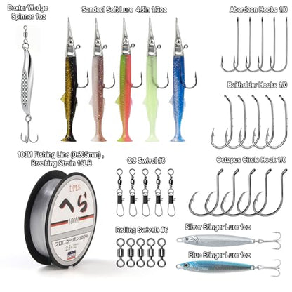 Alwonder Fishing Spinning Rod and Reel Combos, Carbon Fiber Telescopic Fishing Rod 4000 Spinning Reel Set Saltwater Freshwater with Jigs Spoon Spinner Sandeel Lures Line Gear Accessories Tackle - size: M - 2.1M/6.89FT