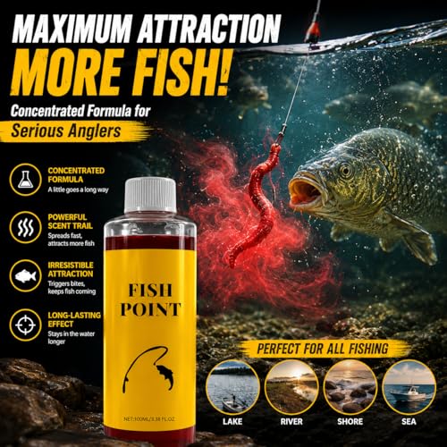 Concentrated Fish Attractant Liquid, 100ml Fish Attractant Liquid for Trout, Panfish and More, Panfish and More, Enhances Scent & Improves Biteresponse - color: 3PCS