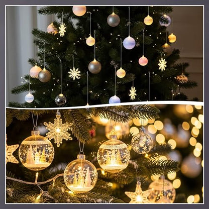 Tatuo 218 Yards/ 654ft Clear Fishing Line 0.25mm Nylon Invisible Thread String for Hanging Christmas Ornaments, Bracelet Making, Sew Hobby, Clear Beading Thread with Bead Needle - size: 0.25mm