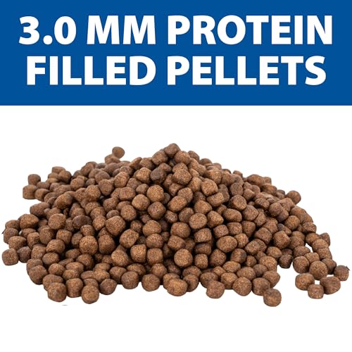 The Pond Guy Game Fish Grower Floating Pellet Food, 17 lbs | Complete aquatic nutrition for bass, trout, & catfish in freshwater ponds & lakes with balanced daily feeding
