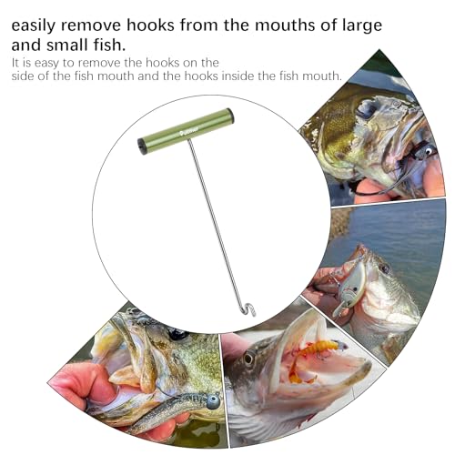Fish Hook Remover Tool,10" Dehooker Fishing Tool | Hook Remover for Large and Medium Size Fish