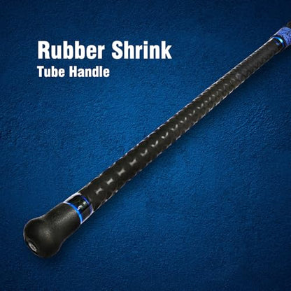 Fiblink Surf Spinning Fishing Rod, 2-Piece/3-Piece Travel Saltwater Surf Fishing Pole - style: 8'-2pc