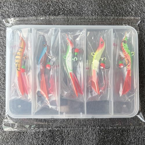 Ice Fishing Jigs Balancer Winter Fishing Lures Jigging Lures Head for Walleye Bluegill Pike Perch Ice Fishing Kits - color: 71MM 14G