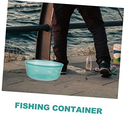 Fish Food Bait Basin Carp Fishing Bucket Fishing Bait Lure Hook Storage Case Pantry Carp Rod Convenient