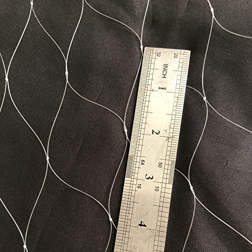Strong Fishing Line Material Fishing Net Depth 5.5ft Gillnet Length 98 ft Nylon Net 5/8 Inch-2 Inch Mesh Monofilament Nylon Network Big Buoys Fish Net - size: Mesh size 50mm*50mm(2 inch)