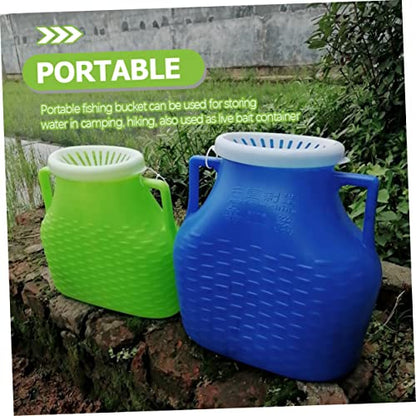 Professional Fish Basket Portable Fishing Bucket Accessories Reusable Shrimp Container for Camping Outdoor Activities
