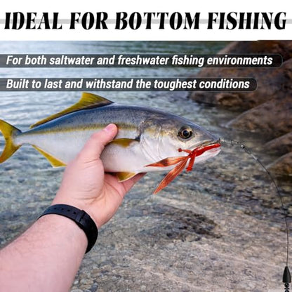 Texas Rigs 10 Pack, Pre-Rigged Bass Fishing Rig with Bullet Weight, Swivel & Snap, Weedless Soft Plastic Rig for Largemouth & Smallmouth Bass - color: Black, size: 3/8oz