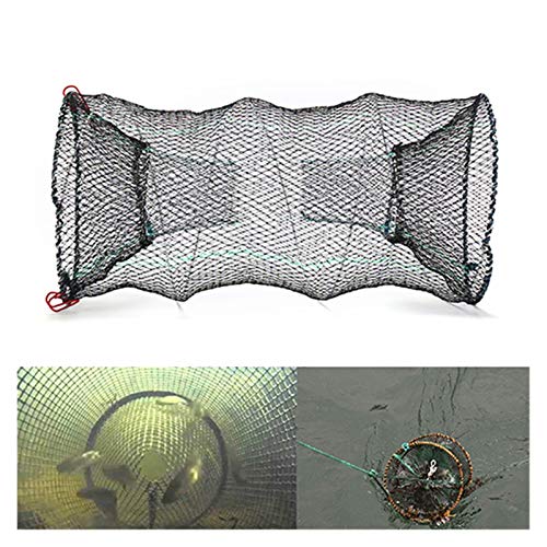 Zkenyao-net Fishing 1pc Fishing Collapsible Trap Cast Keep Net, Crab Crayfish Lobster Catcher Pot Trap Fish Net, (Color : Size 1) - color: Size 1
