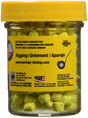 Berkley PowerBait Crappie Nibbles Dough Fishing Bait - color: Glow Yellow