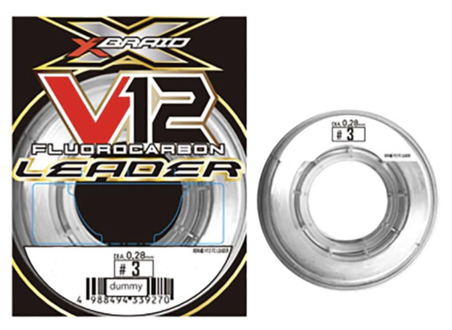 XBRAID V12 FLUOROCARBON LEADER 33Y 4LB