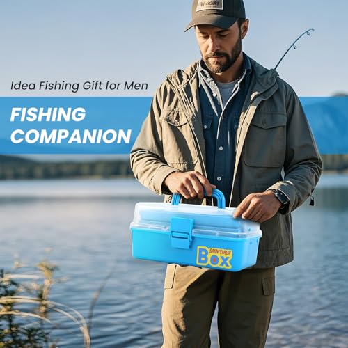 Pro 3-Layer FishingTackle Box Kit with Accessories Set,Including Saltwater and Freshwater Lures,Tools,Spacious Storage,All-in-One Bass Fishing Gear Set & Gift for Men(339pcs Fishing Tackle Box) - color: 339pcs Fishing Tackle Box