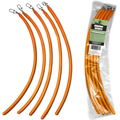 Dragging Weights for Catfishing, Drag Weights No Snag Sinkers for Bottom Bouncing, Trolling, Drifting, Snagless Catfish Sinker Tackle Gear and Equipment - size: A3-4oz-Orange-5PCS