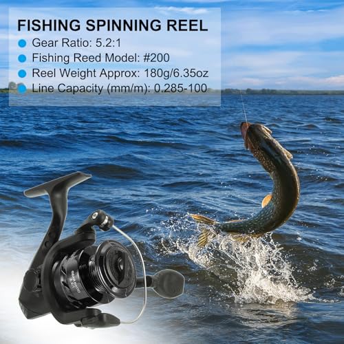 PATIKIL Fishing Reel Left/Right Interchangeable Handle - color: Black