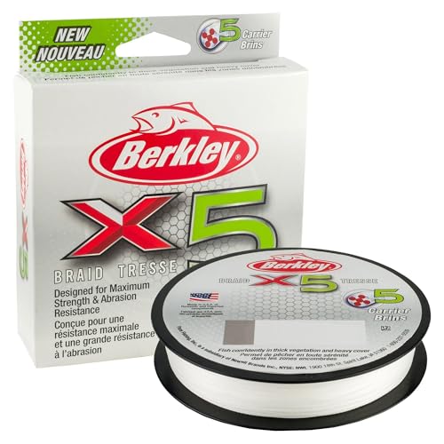 Berkley x5 Braid Fishing Line - color: Crystal