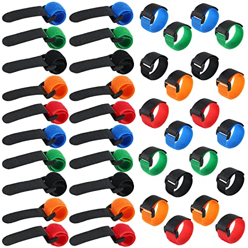 Riakrum Fishing Rod Straps Rod Ties Fishing Pole Belt Straps Holder Strap - color: Blue, Green, Red, Orange, Black