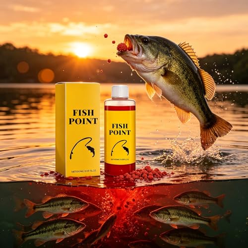 Concentrated Fish Attractant Liquid, 100ml Red Worm Liquid Spray - Powerful Bait Attractant Scent Bait Fish Attractant Liquid for Trout, Panfish and More, Enhances Scent & Improves Biteresponse - color: 2pcs