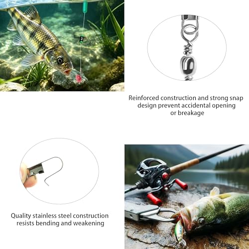 Fishing Snap Swivels - size: 50mm/1.97inch