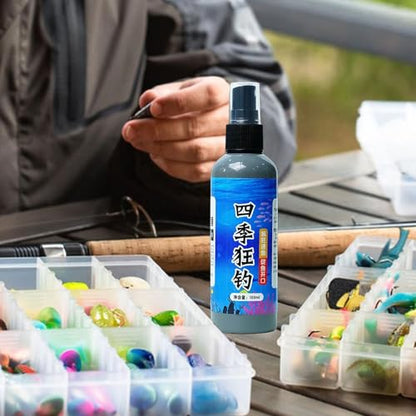 Fish Attractant Spray - 100ml Scented Fishing Lure Enhancer, Bass & Trout Bait Booster, High Concentrated Scent Fish Attractants Fishing Lures Baits | Effective Bait Fish-Agent for Trout Shrimp