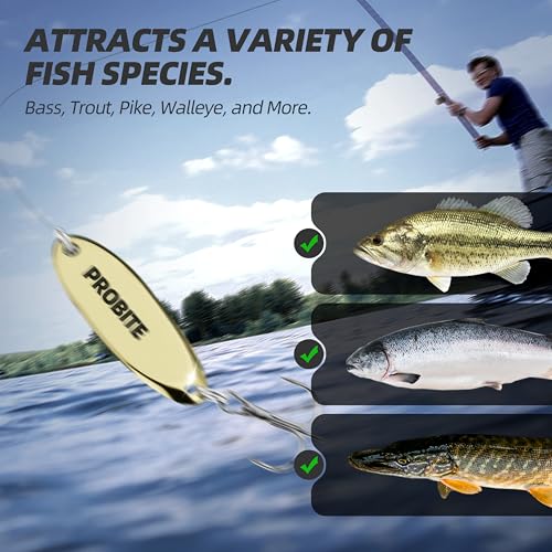 Jigging Spoon Fishing Lures, Slant Cut Metal Spoon with Glow, High Flash, Sharp Treble Hooks, Precision Wobble for Bass, Trout, Pike & Walleye - color: New10PCS, size: 1/2oz