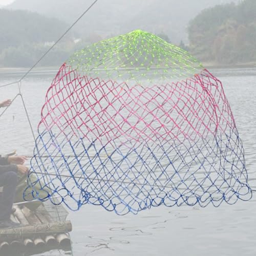 Folding Nylon Landing Dip Net Replacement Fishing Landing Meshs Net for Freshwaters Saltwater Fishing Net Easy to Use - size: 40cm