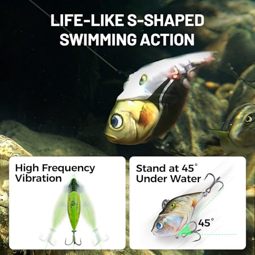 HANDING 3PCS Rattling Lipless Crankbait, Bass Fishing Lure for Freshwater and Saltwater, Fast Sinking, Mustad Hook, Angler's Gift, for Crappie Trout, 3/8oz, 1/2oz and 1oz - color: A4-2.2in 1/2oz