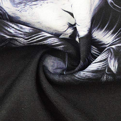 Obacle Neck Gaiter Face Mask Bandana for Dust Wind Sun Protection for Men Women - color: Skull Gray White Face Tear Lips