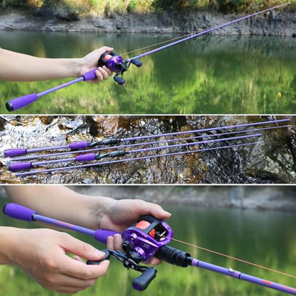 Sougayilang VoidFlare Performance Spinning & Casting Fishing Rod, Lightweight IM6 Graphite with Hook Keeper, EVA Grip - size: Cast-7'0''-Medium Heavy