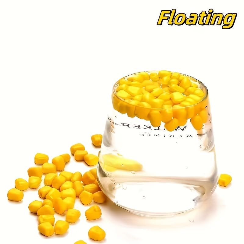 50Pcs Lure Bait Resembling Sinking Corn Kernels, Soft Fishing Bait Tackle