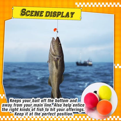 9 Pcs Fly Fishing Strike Indicators for Trout Neon Fishing Bobbers Floats - size: X-Small, style: Neon